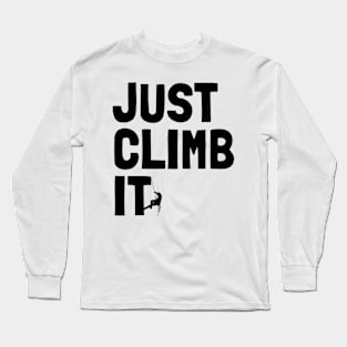 climbing funny Long Sleeve T-Shirt